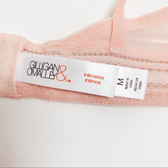 Lace Mesh Bralette Peach - Picture 8 of 9